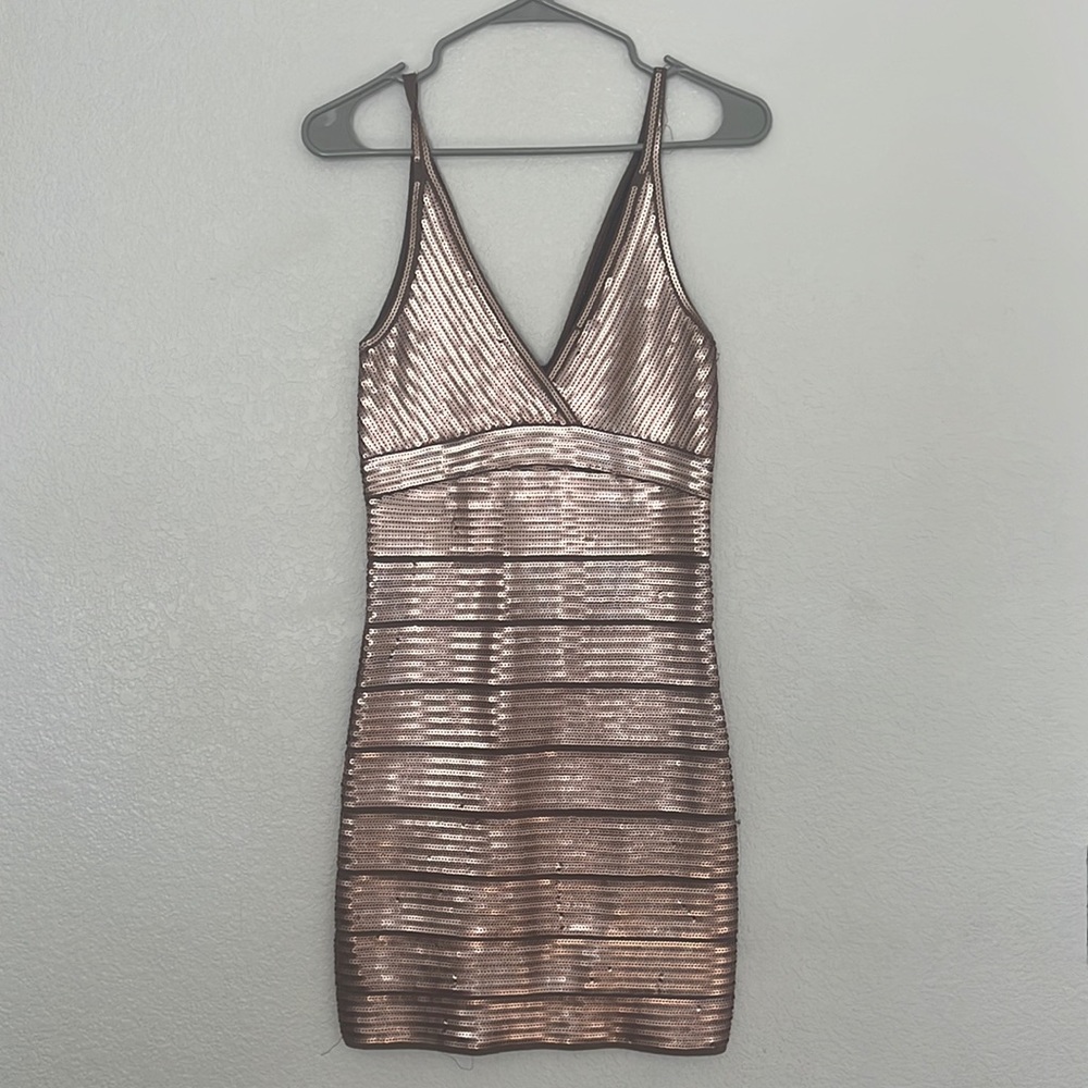 BEBE SPARKLY DRESS